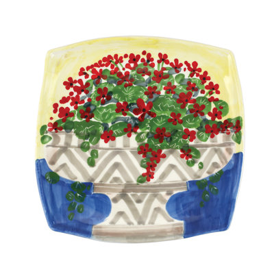 WALL PLATE Handmade Terra Bianca Wall Decor