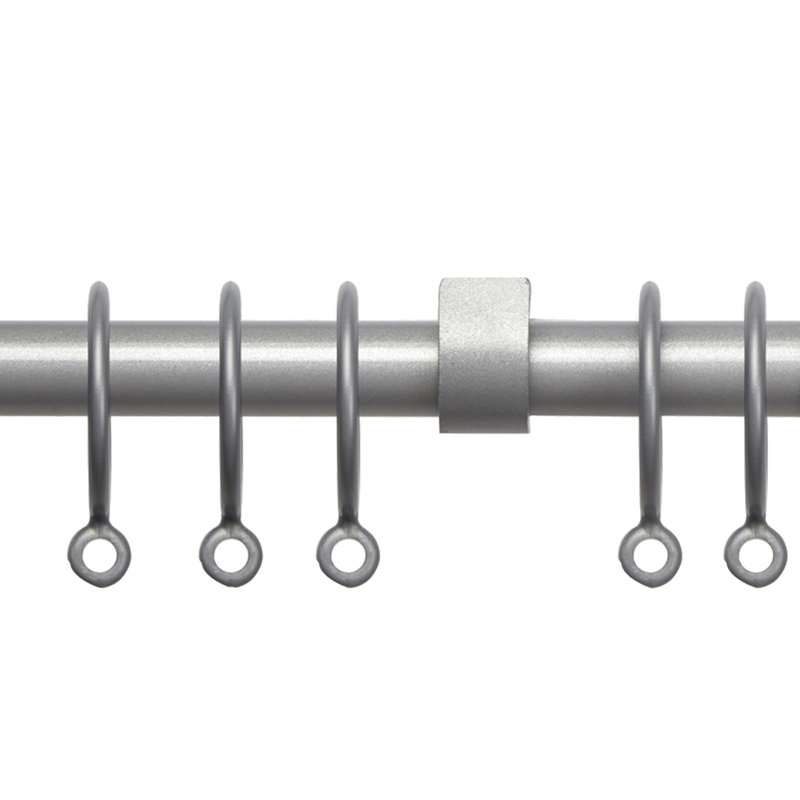 Jetta 6.86cm Curtain Rings, Silver, 27mm Internal Diameter