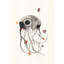 Inky Rose Cephalopod Print by Jenny Brown-65825391-65849595