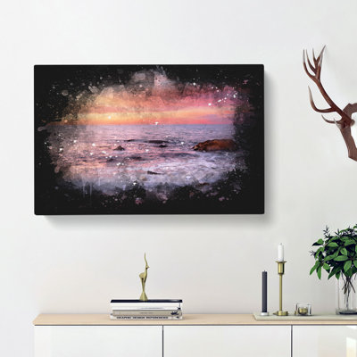 Beach In Spain - Wrapped Canvas