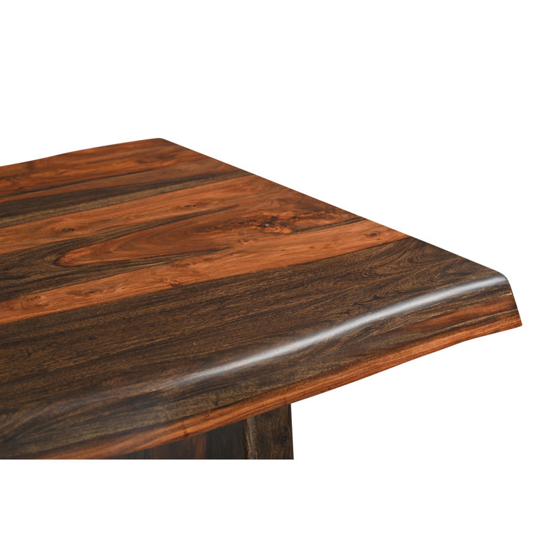 Table de salle à manger Chaliyah, L 40 po x L 86 po, Marron foncé