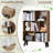 7 Cube Bookshelf, 3 Tier Modern Bookcase With Legs, Wood Cubeicals Organizer Storage Open Shelves, Retro Display Book Shelf, Freestanding Short Book Case For Bedroom,Living Room,Office-1887888342