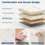 Repose-pieds pliant avec repose-pieds en velours-1761303195
