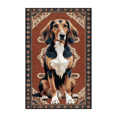  Tapis lavable pour chien afghan