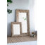 Miroir d'appoint mural 30 po x 2 po x 39 po avec cadre en bois vieilli