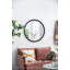 32" Circle Mirror with Metal Beaded Frame, Wall Mirror for Living Room Bedroom Entryway