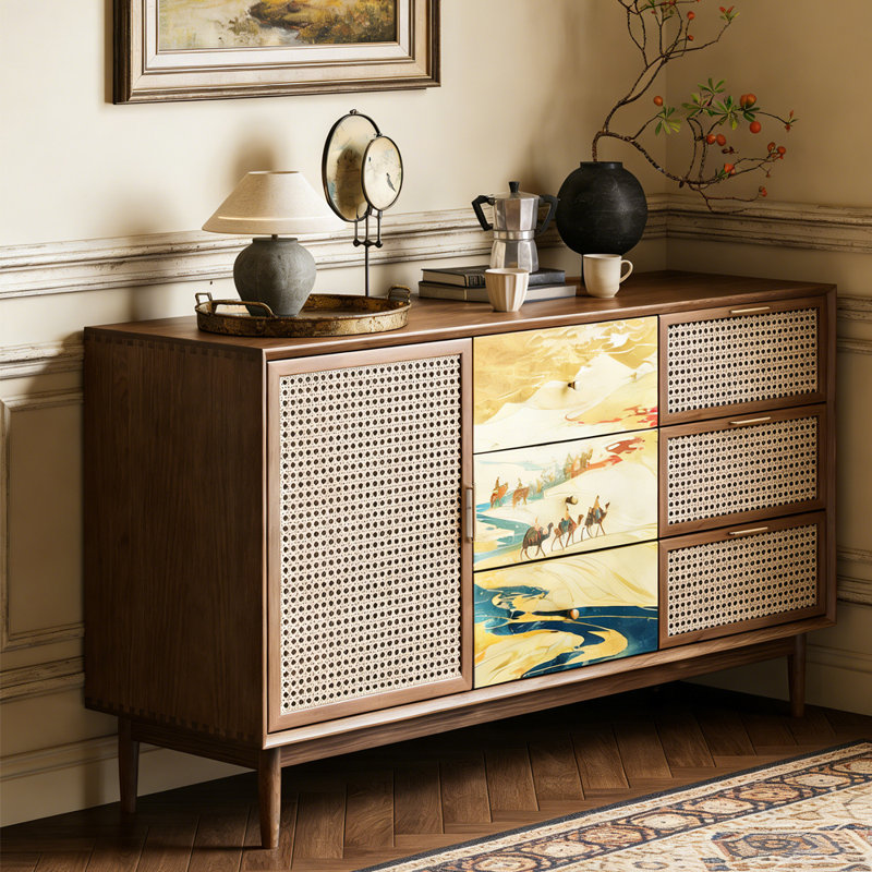 Nouveau buffet de style minimaliste chinois