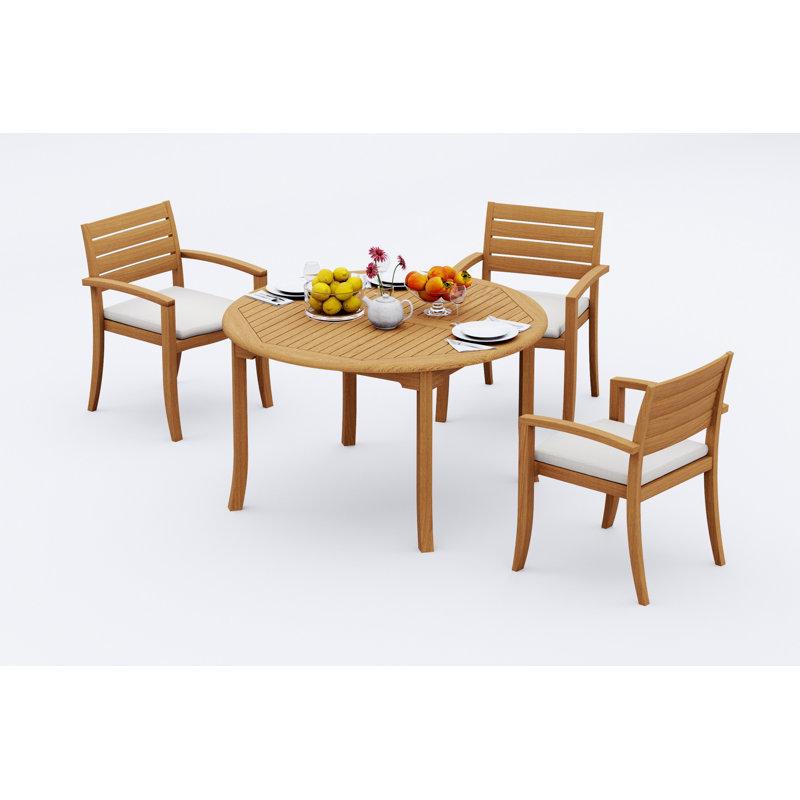Ensemble de table d'extérieur Alvarado, 3, H 30,5 po x l 52 po x P 52 po