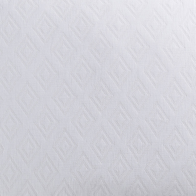 White Queen Cotton Jacquard Reversible Duvet Cover Set