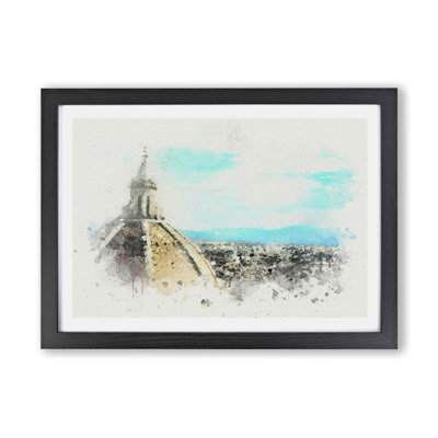 Florence Skyline with Cathedral - Framed Print
