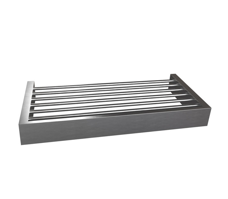 Fire Wall Mounted Shelf, Brushed Nickel