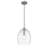 Lucy 1-Light Brushed Nickel Mini Pendant Light