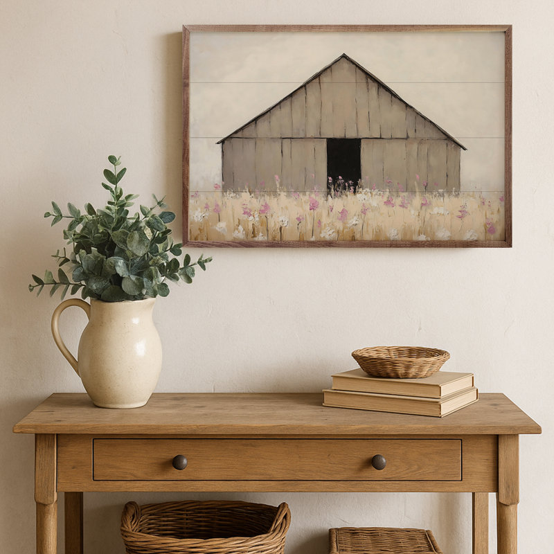Grange silencieuse par Franklyn Gregory, H 24 po x l 36 po