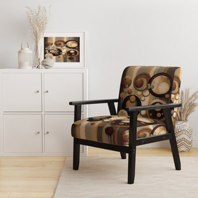 Fauteuil rembourré moderne Aged Barrel Universes VI
