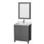 Sheffield 30" Single Bathroom Vanity Set with Mirror-97648636-118233604-118233606