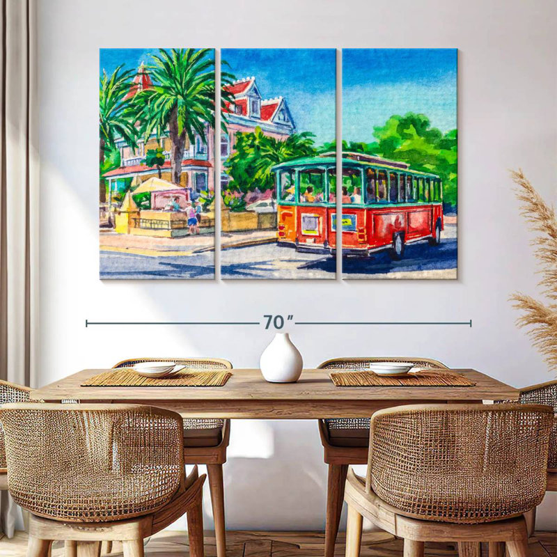Mehar Key West Street Bus, H 42 po x l 65 po
