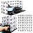 Foldable Aluminum Oil Splatter Guard Plates (White)