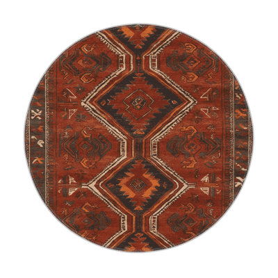 Tapis turc intérieur et extérieur brun