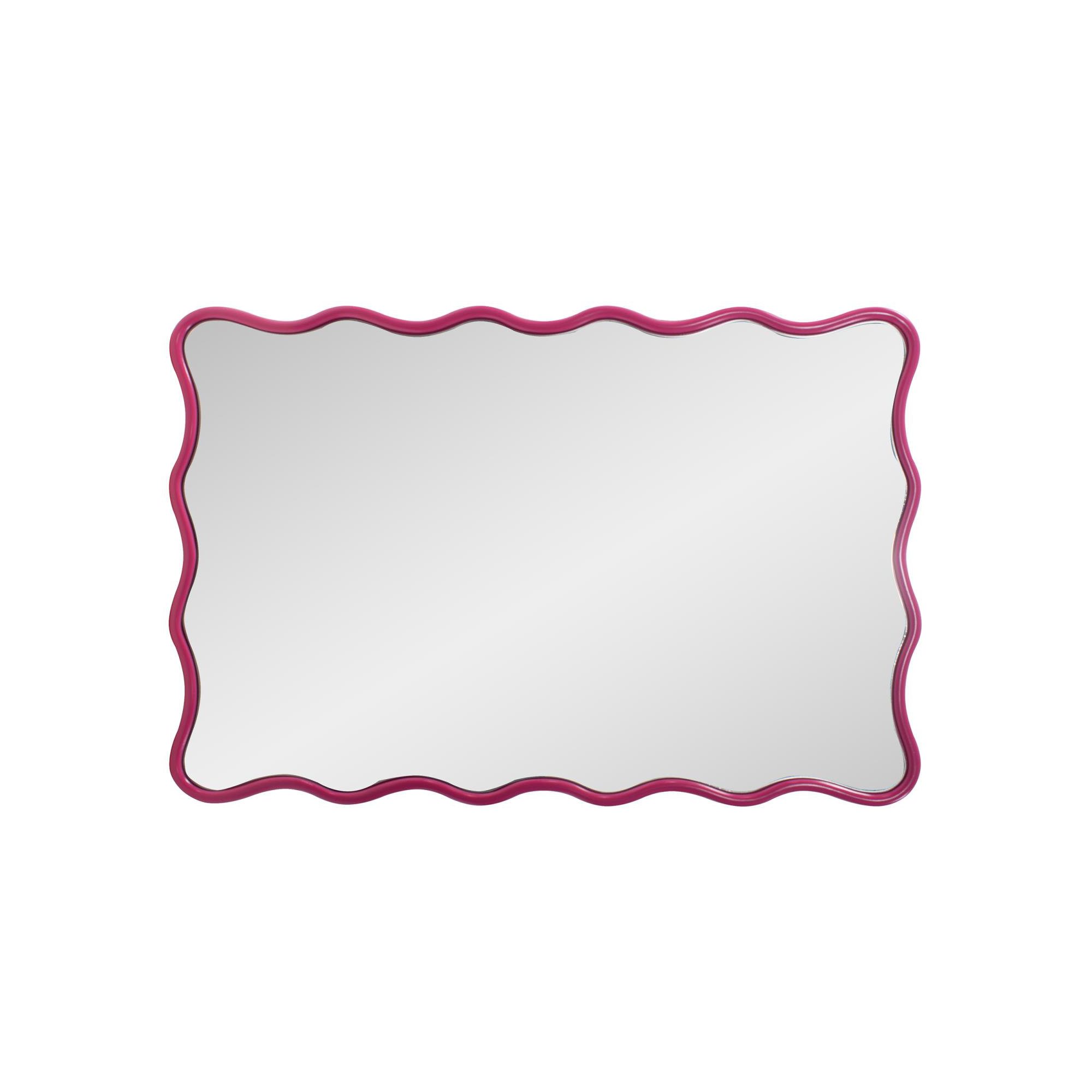 Angelo Rectangle Mirror, Hot Pink