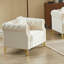 Canapé Chesterfield en velours avec coussins ronds-1052513658