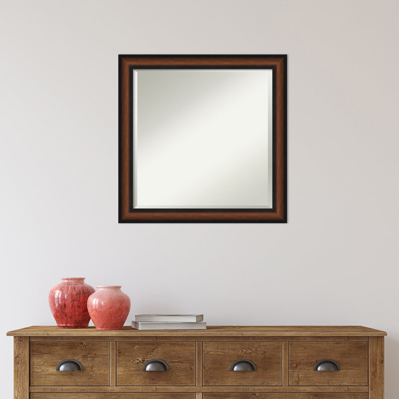 Miroir mural biseauté Izora, 23 po x 23 po