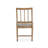 Trestle Dining Table With 4 Grey Side Chairs-308108955-308108952
