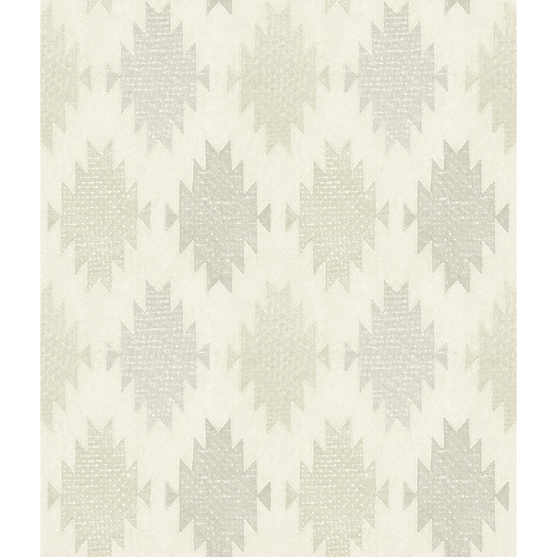 Papier peint Stitched Heirloom, Jaune