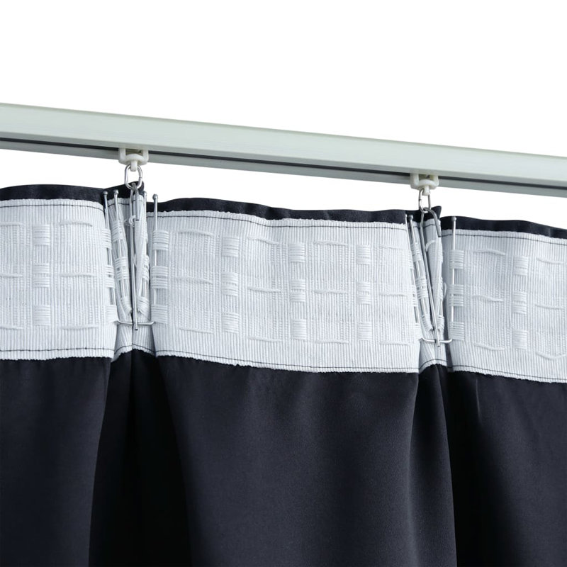 Brandon-Leigh Blackout Curtain Pair, 140 x 175cm