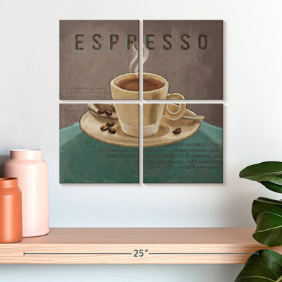 Yarlin Coffee And Co II bleu sarcelle et gris