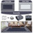 Reversible Outdoor Area Rug 8' x 10' with Waterproof Durable Surface, Foldable Portable Design with Carry Bag for Patio, RV, Camping or Beach Use-2086945661-2086945663