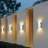 Modern Dimmable Led Outdoor Wall Light, Aluminum Rectangular Waterproof Wall Sconce Porch Light With Up Down Light And Tempered Glass Cover-1792578992-1792579006