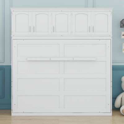 Murphy Bed Wall Bed With Top Cabinets
