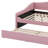 Teddy Fleece Full Size Daybed with Light And Trundle-94143388