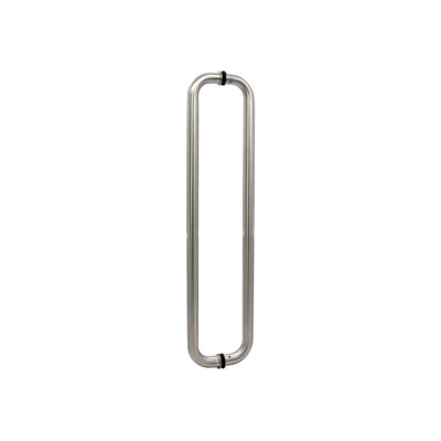 FHC CP24X24BS 24" Pull- 1" Back to Back Pull Handles - Brushed Stainless Steel