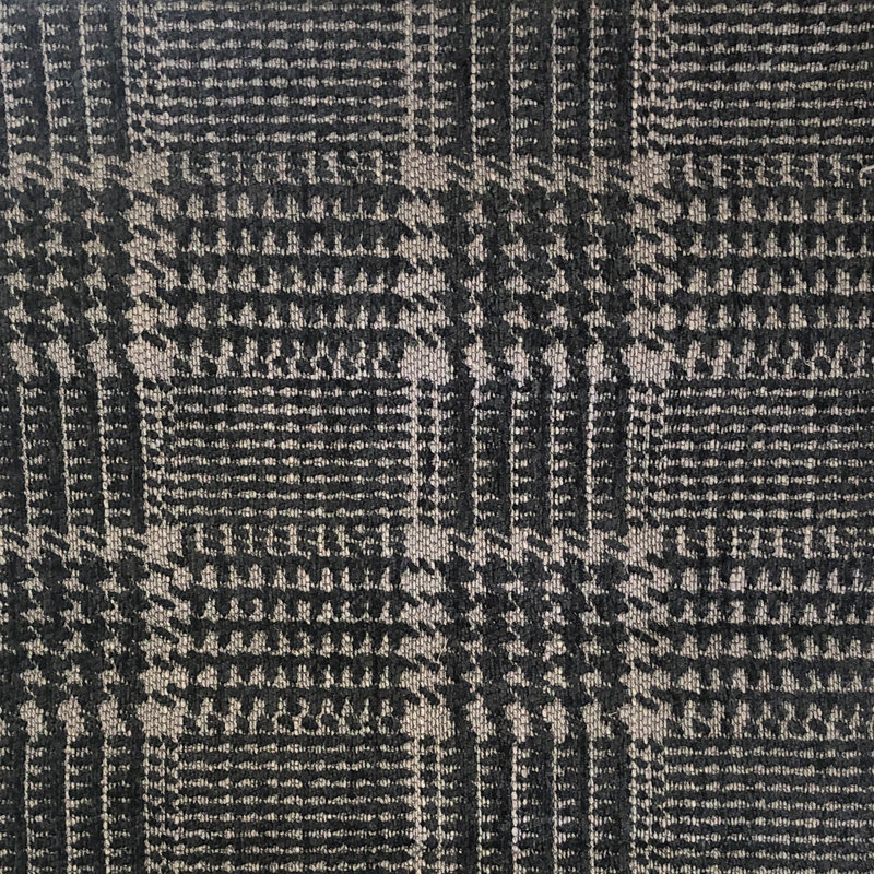 Houndstooth Chenille | Jace Fabric_JACE, Ebony