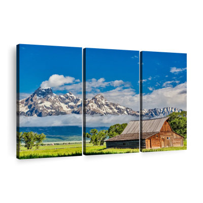 «Grand Teton Mormon Barn» sur toile