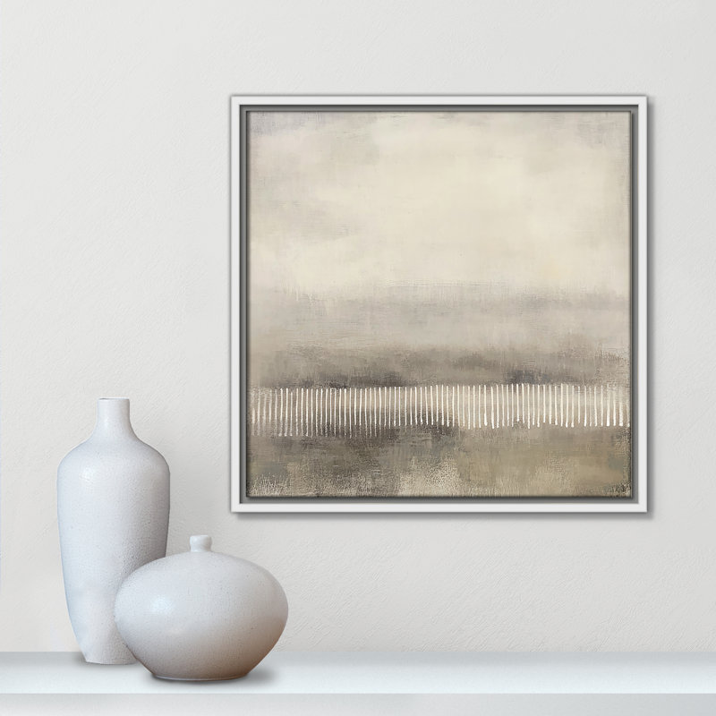 Équilibre équilibré I - reproduction carrée par Irena Orlov, Flotteur blanc, L 17,5 po x H 17,5 po