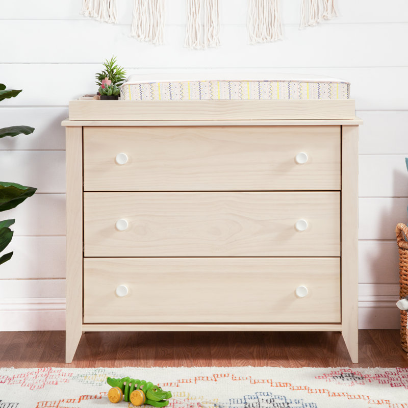 Sprout Convertible Standard Nursery Furniture Set, Washed Natural/White
