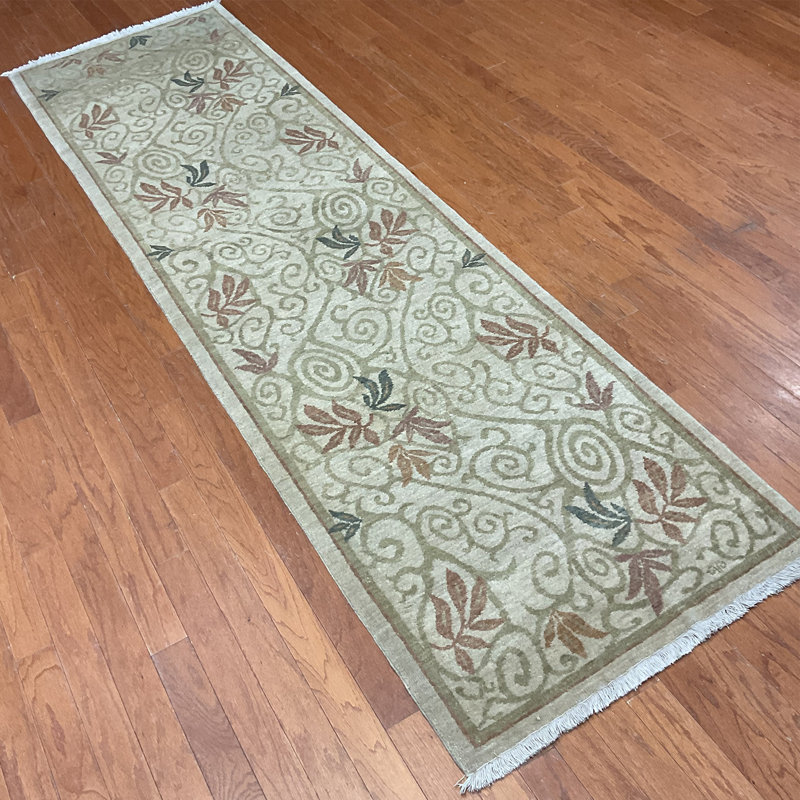  Handmade Oushak Wool Runner