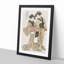 Beauties Of The East by Kitao Shigemasa - Single Picture Frame Painting-55543865-55543864