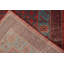 Distressed Homage Hand Knotted Wool Geometric Area Rug in Blue, Orange, Red, Beige, Brown-483904531