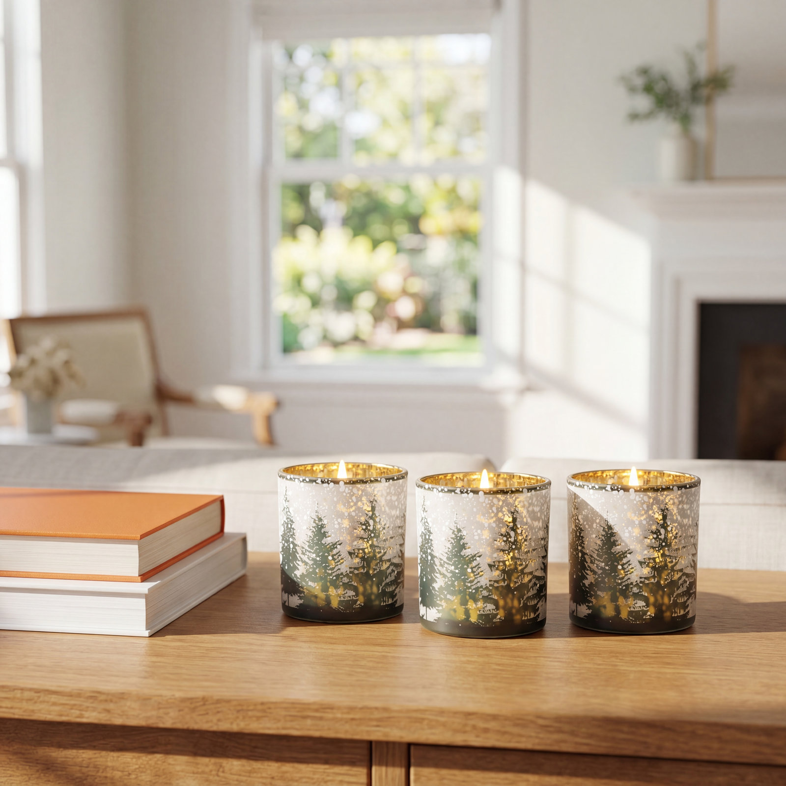 Millwood Pines Glass Votive Candle Holder