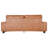 Gilmar 89" Upholstered Vegan Leather Sofa with Square Arms and Storage Pockets-29874888