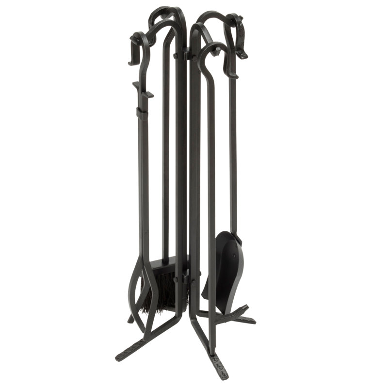 Abdalhai Iron Fireplace Tool Set