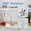Hands-Free Automatic Smart Kitchen Faucet with Motion Sensor and Pull Out Sprayer, Stainless Steel, Touchless Operation for Modern Kitchens-130629155