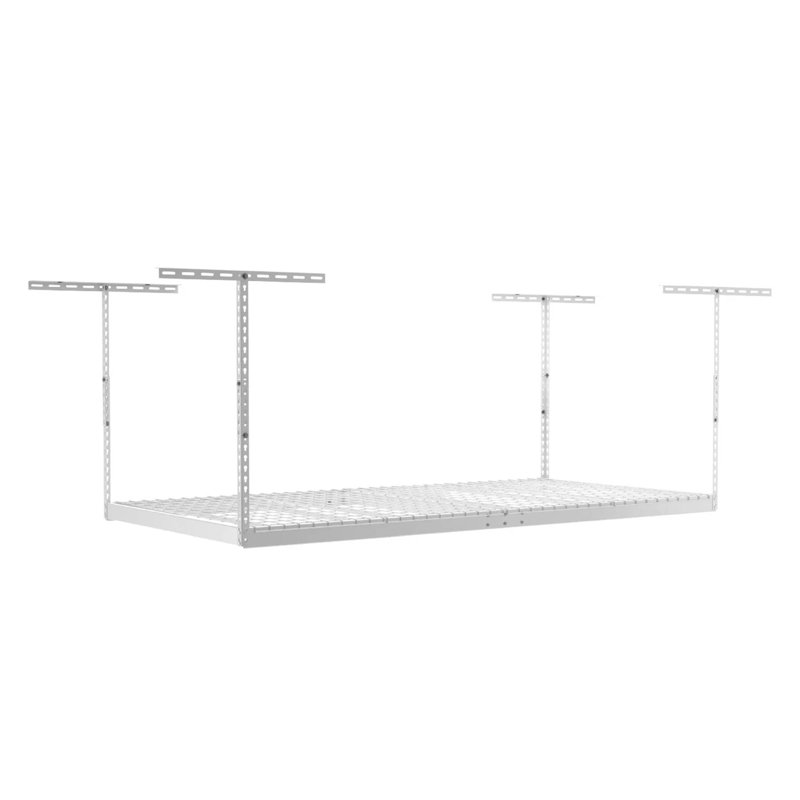 Nyquasha Steel Adjustable, 45" H x 48" W x 96" D, White