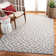 Waucoma Hand Woven Flat Weave Wool/Cotton Geometric Rug in Ivory/Gray