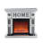 46" Slim Electric Fireplace by Real Flame