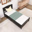 Lit plateforme simple avec deux tiroirs-1155337316