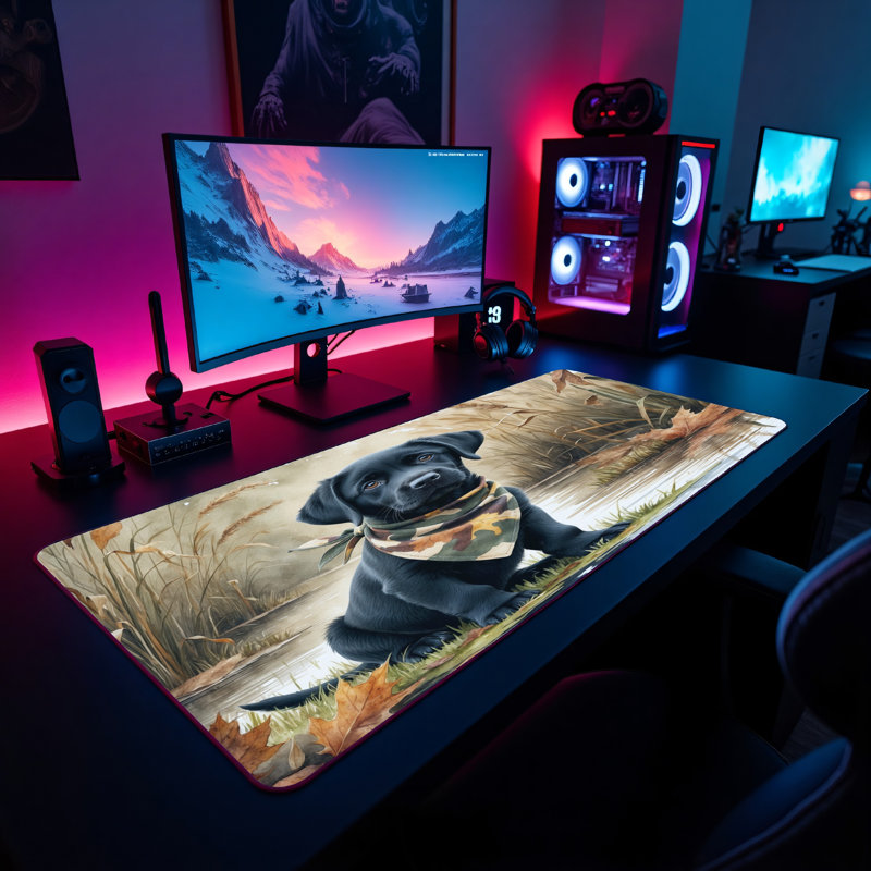 Polyester Desk Pad, 23.6x13.8